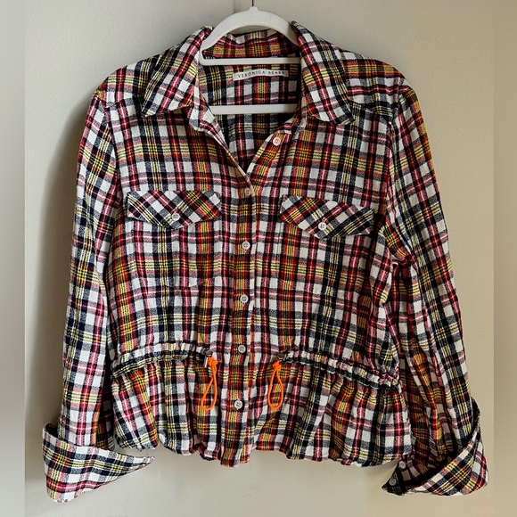 Veronica Beard Shania Cinched Waist Shirt Jacket - Picture 5 of 11